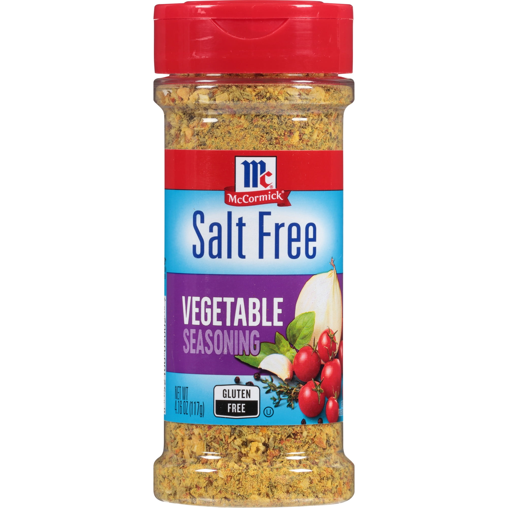 Mccormick Seasoning, Salt Free, Vegetable - 4.16 oz