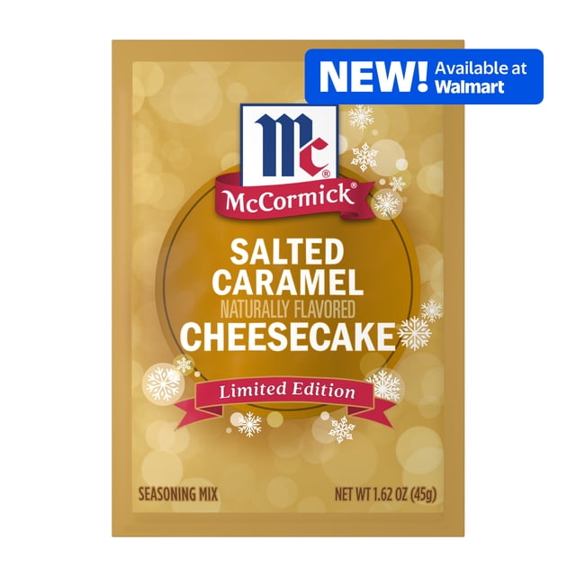 McCormick Salted Caramel Cheesecake Seasoning Mix, 1.62 oz Packet ...
