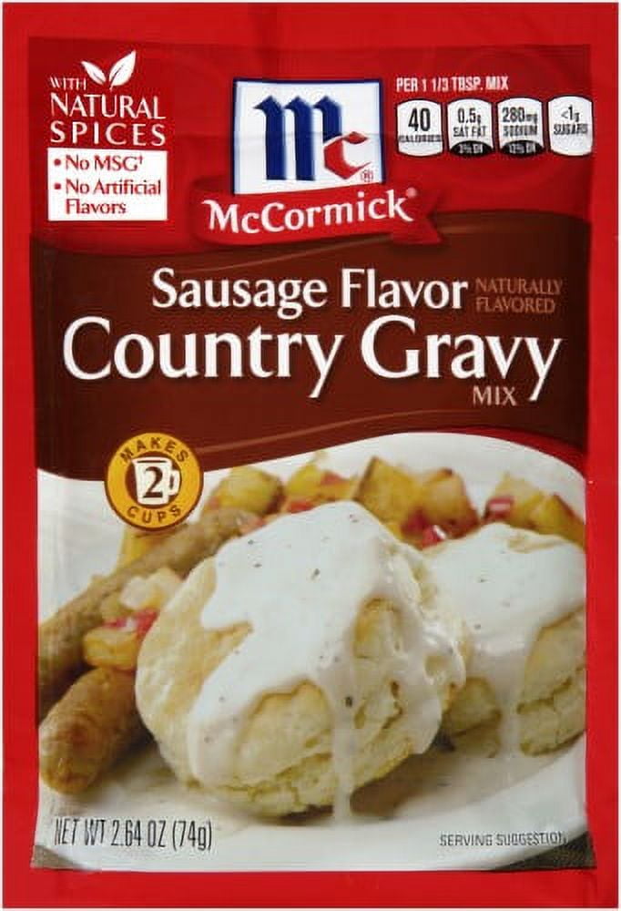 McCormick Sausage Flavor Country Gravy Mix (Pack of 4)