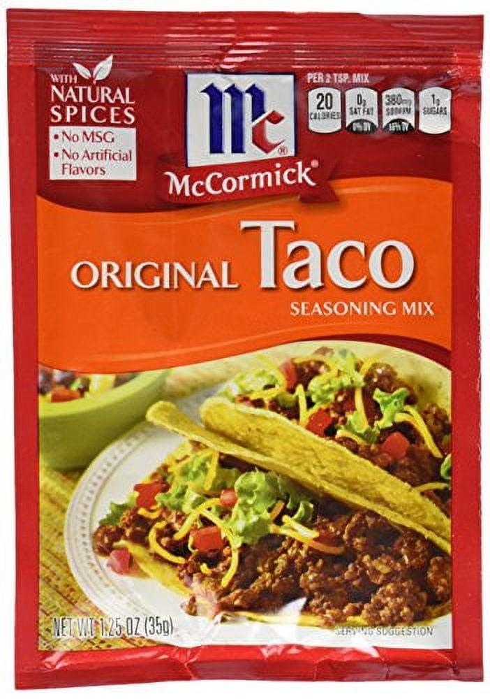 McCormick Seasoning Mix, Original Taco, 1 oz (Pack of 12)
