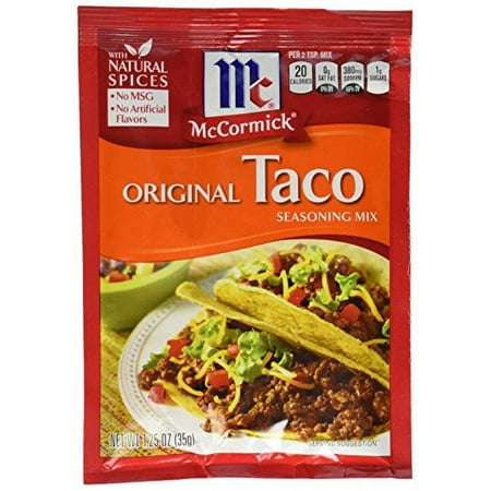 McCormick Seasoning Mix, Original Taco, 1 oz (Pack of 20)