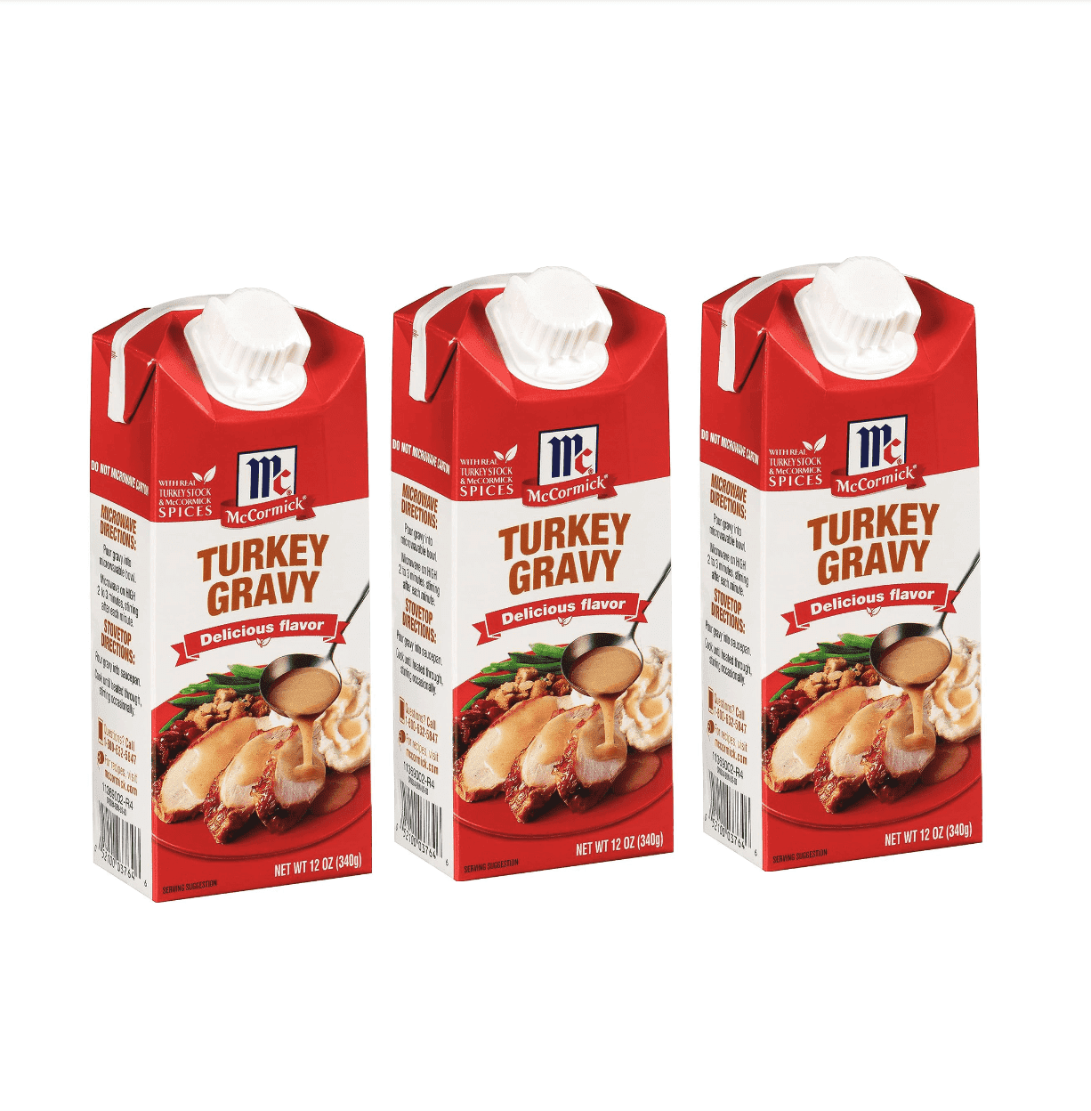 McCormick Simply Better Turkey Gravy, 12 oz pack of 3