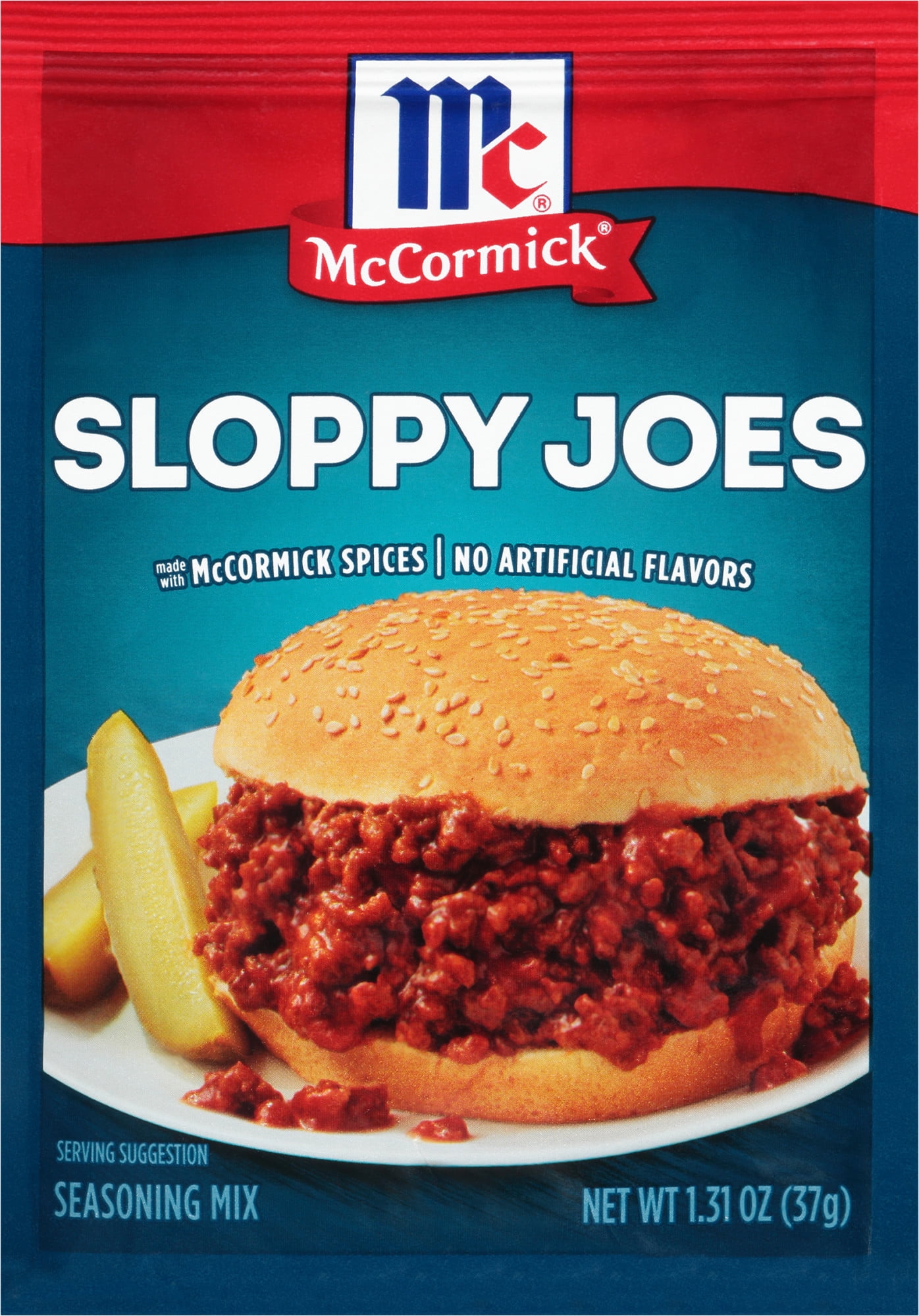 McCormick Sloppy Joes Seasoning Mix, 1.31 oz Mixed Spices & Seasonings 
