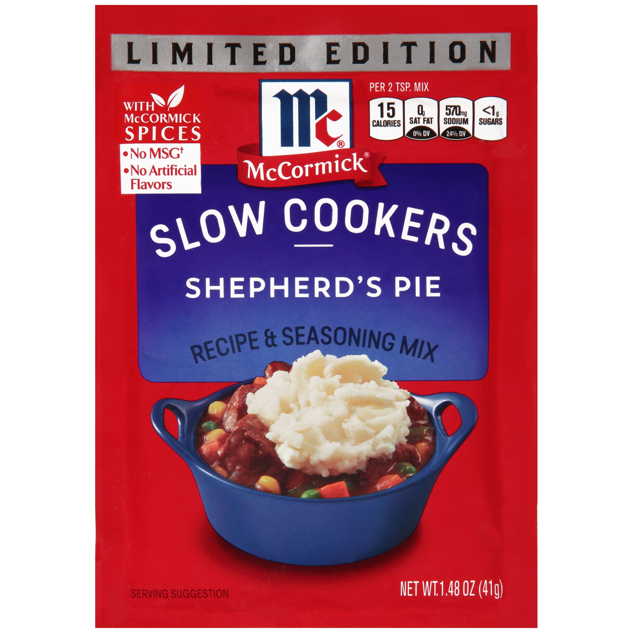 McCormickÂ® Slow Cookers Limited Edition Shepherd's Pie Recipe