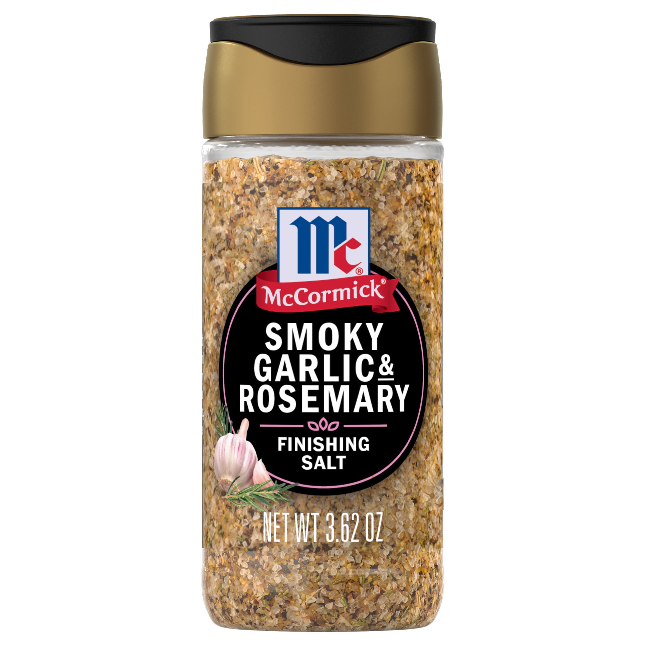 McCormick Smoky Garlic & Rosemary Finishing Salt, 3.62 oz Bottle