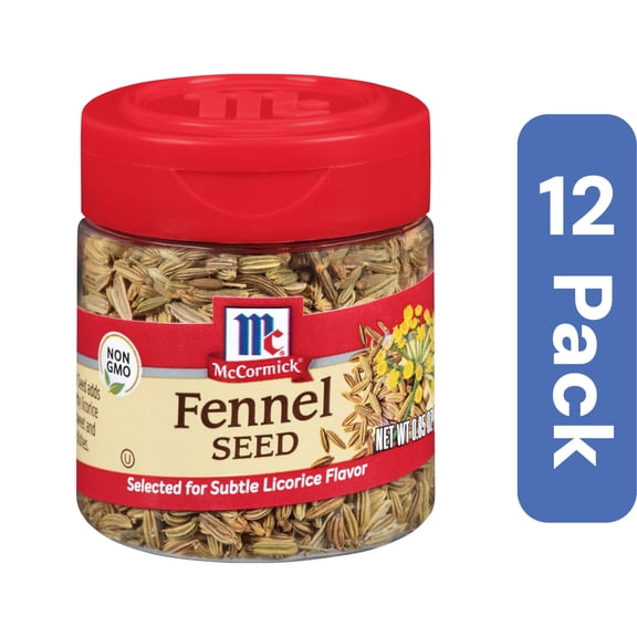 McCormick Spice Fennel Seed Whole 0.85 oz (Pack of 12)