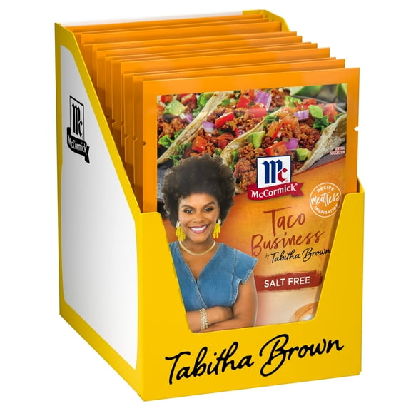 McCormick UM1Taco Business Seasoning Mix by Tabitha Brown, 1 oz (Pack of 12)