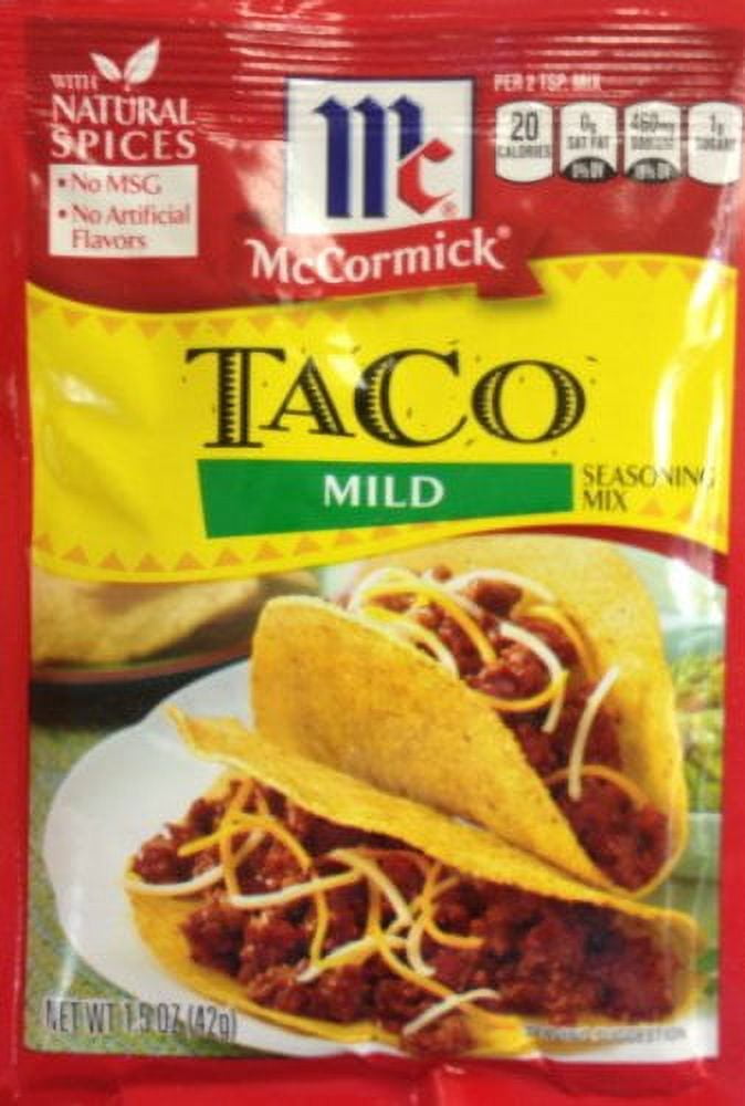 McCormick Taco Seasoning Mix Mild (Pack of 3)