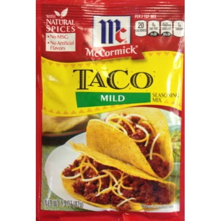 McCormick Taco Seasoning Mix Mild (Pack of 4)