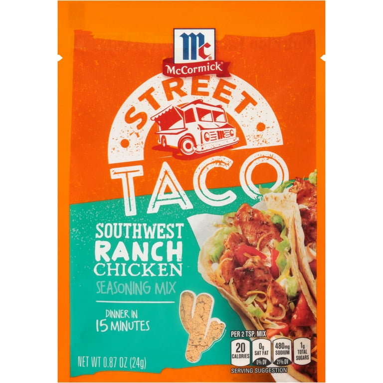 https://i5.walmartimages.com/seo/McCormick-Taco-Seasoning-Mix-Southwest-Ranch-Chicken-0-87-oz-Mixed-Spices-Seasonings_0ca8fc0f-bb79-4493-8d22-7dd78017884d_1.b5968db25584c255f93872d83087a197.jpeg?odnHeight=768&odnWidth=768&odnBg=FFFFFF