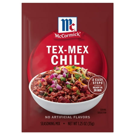 McCormick Tex-Mex Chili Seasoning Mix, 1.25 oz Packet