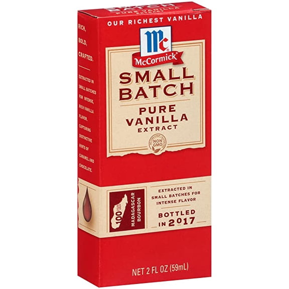McCormick Vanilla Extract, Pure, Small Batch, Made with Madagascar Bourbon Vanilla Beans, 2 fl oz