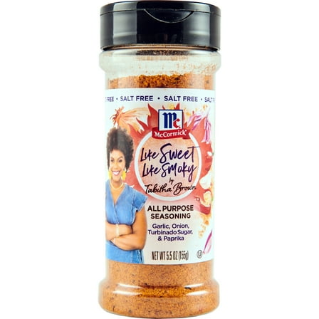 McCormick Salt Free Like Sweet Like Smoky by Tabitha Brown All Purpose Seasoning, 5.5 oz Bottle