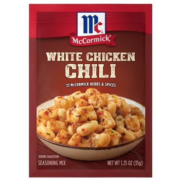 McCormick White Chicken Chili Seasoning Mix, 1.25 oz Envelope