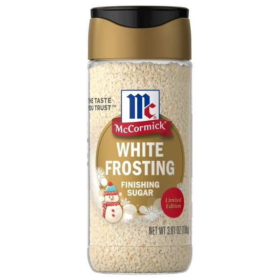 McCormick White Frosting Finishing Sugar, 3.81 oz