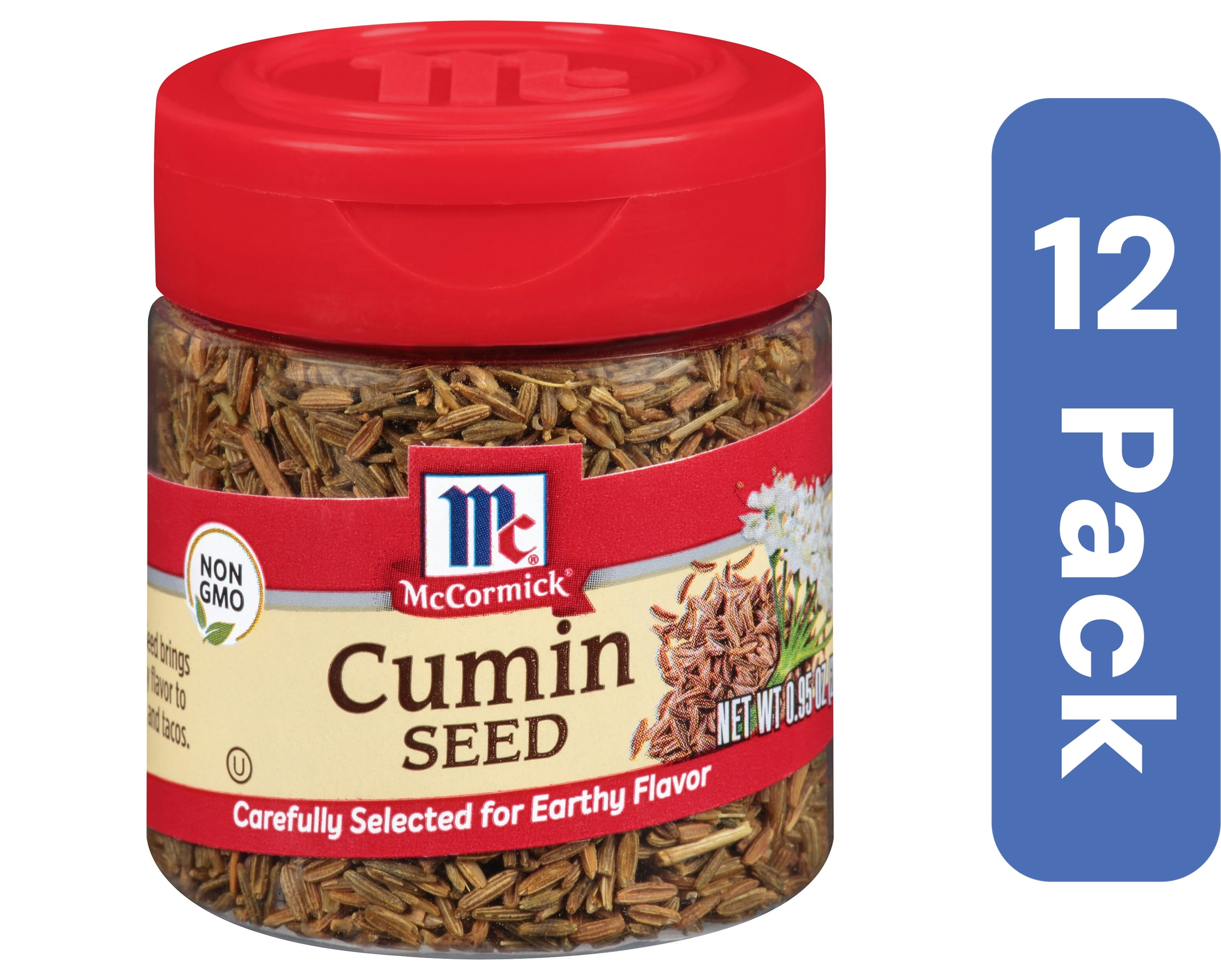 McCormick Whole Cumin Seeds 0.95 oz (Pack of 12)