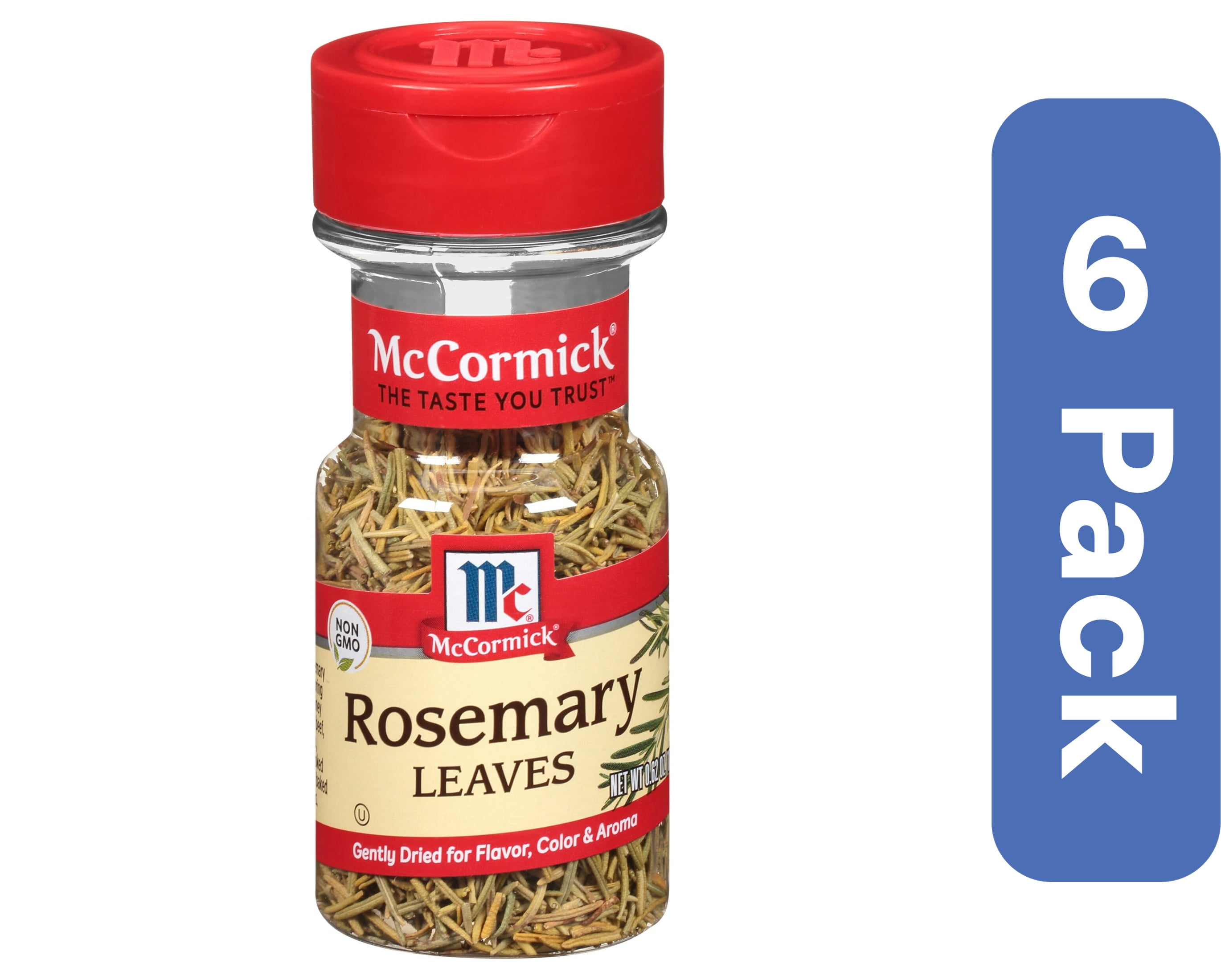 McCormick Whole Rosemary Leaves 0.62 oz (Pack of 6)