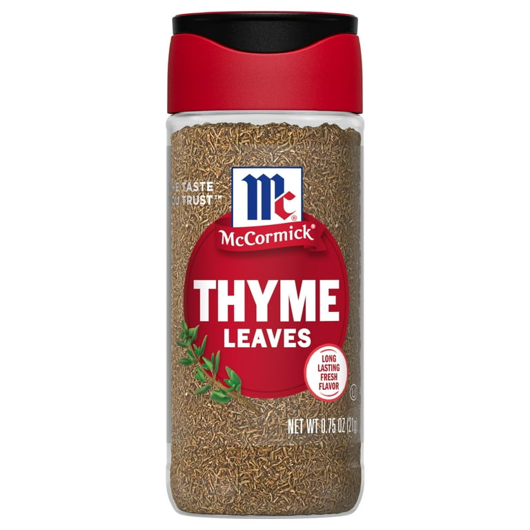 McCormick Whole Thyme Leaves, 0.75 oz Bottle - Walmart.com