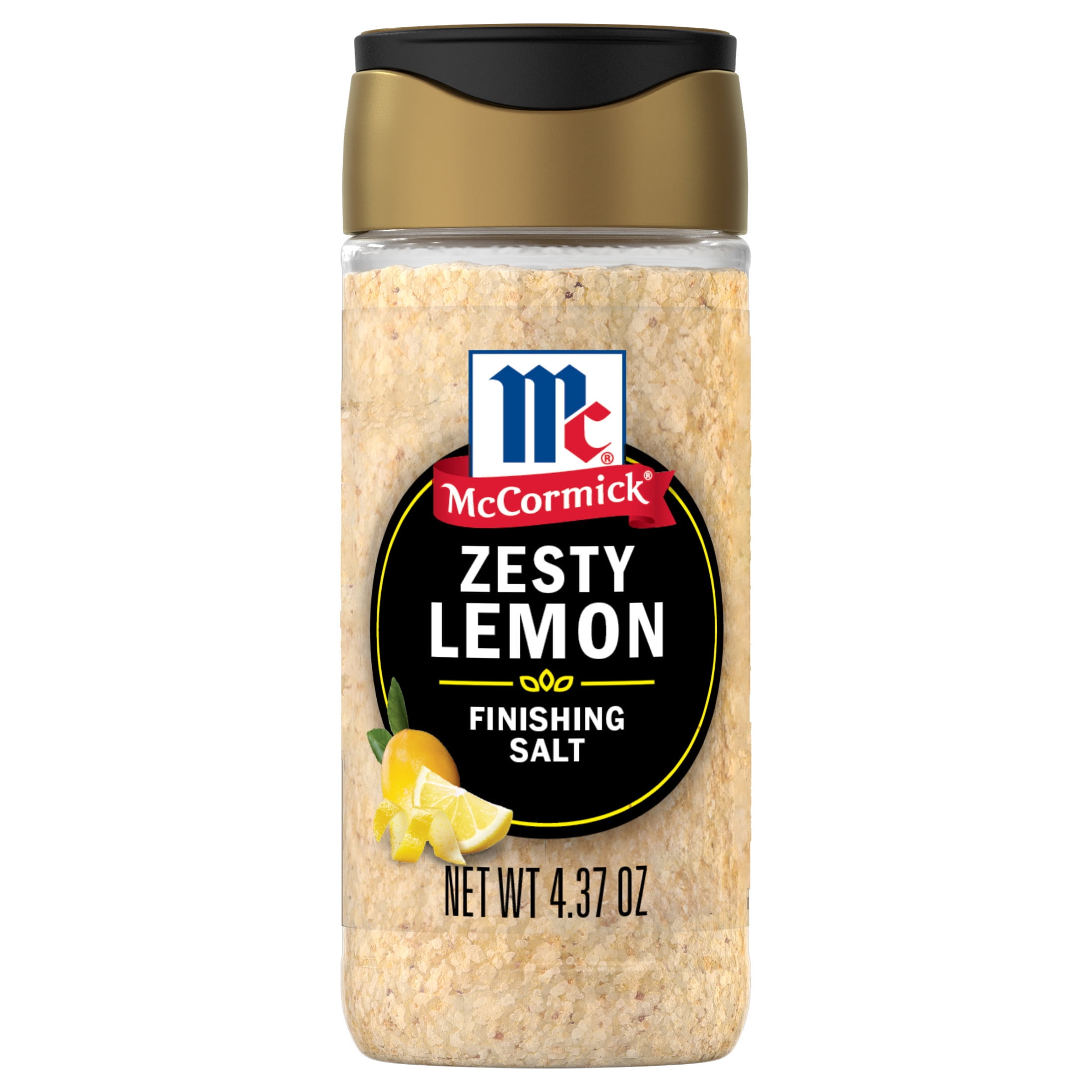 McCormick Zesty Lemon Finishing Salt, 4.37 oz Bottle