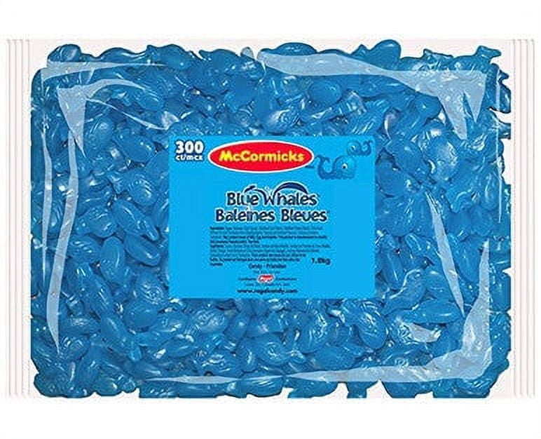 McCormicks Blue Whales Gummy Candy, 300 Count {Imported from