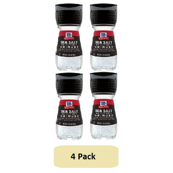 McCorrmick All Natural Sea Salt Grinder, 2.12 oz Bottle
