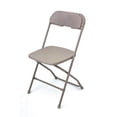 thumbnail image 1 of McCourt 65000 Series 5 Stackable Folding Chair - Neutral on Neutral Frame, 1 of 1