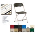 thumbnail image 1 of McCourt 65070 Series 5 Stackable Folding Chair - Bone on Neutral Frame, 1 of 1