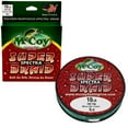 thumbnail image 1 of McCoy Super Spectra Braid Mean Green Premium Tight Weave Braided Fishing Line (10lb Test (.007" Dia) - 150 Yards), 1 of 5