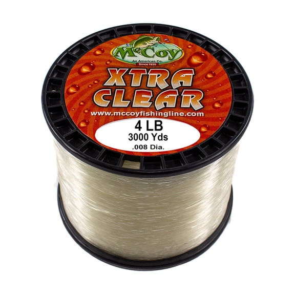 McCoy Xtra Clear (4lb Test - 3000 Yards)