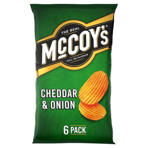 McCoy's Cheese & Onion Multipack 27g x - 6 per pack