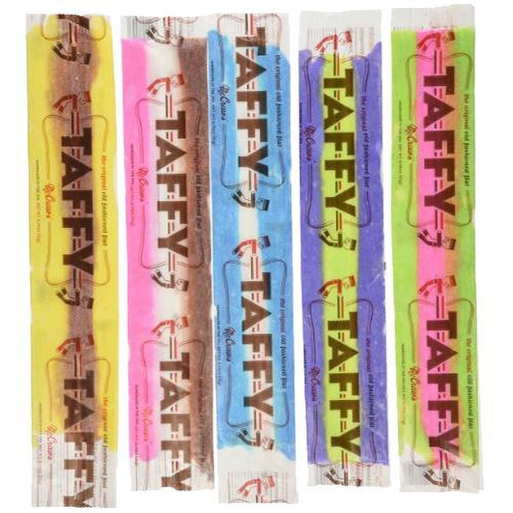 McCraw's - Giant Flat Taffy - 24 Pack- Classically Delicious