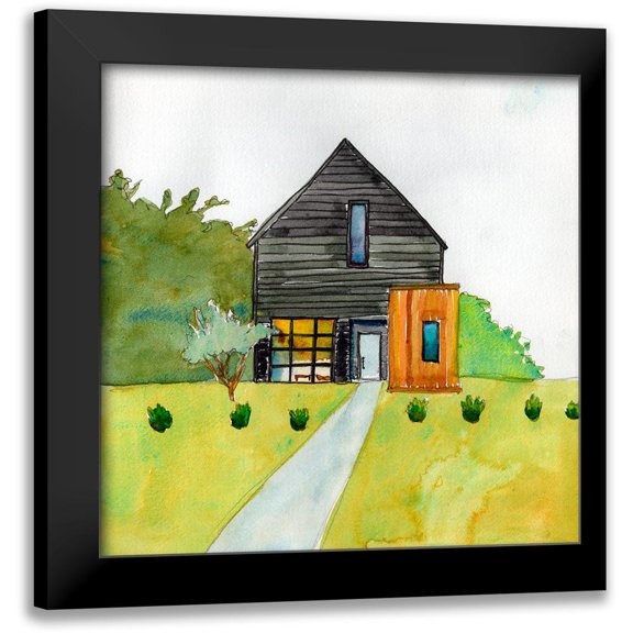 McCreery, Paul 12x12 Black Modern Framed Museum Art Print Titled - Cool Cabin I