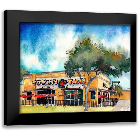 McCreery, Paul 14x12 Black Modern Framed Museum Art Print Titled - Torchys Tacos