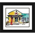 thumbnail image 1 of McCreery, Paul 14x12 Black Ornate Wood Framed with Double Matting Museum Art Print Titled - Urban Points of Interest I, 1 of 4