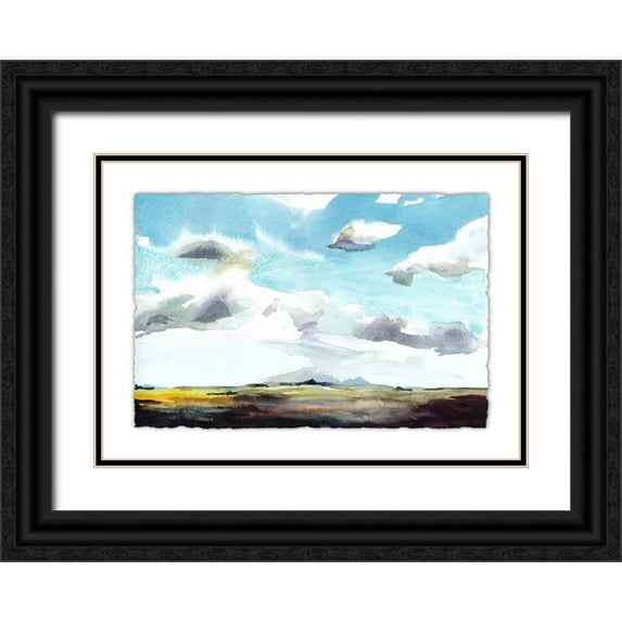 McCreery, Paul 18x14 Black Ornate Wood Framed with Double Matting Museum Art Print Titled - Sky View I