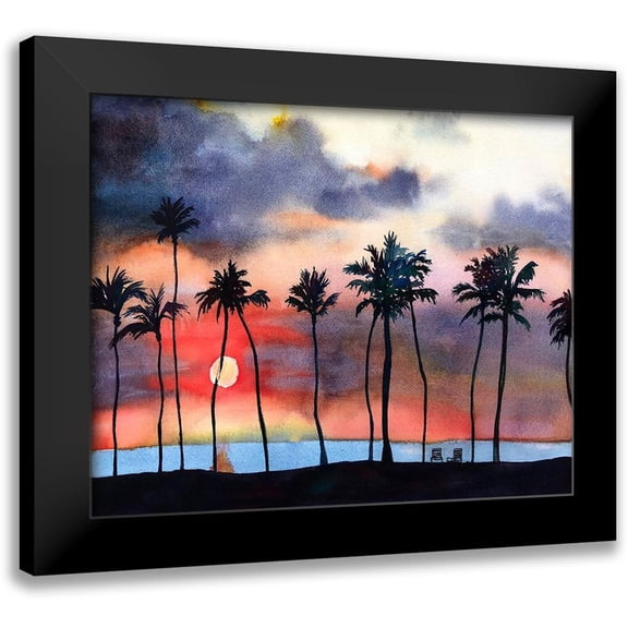 McCreery, Paul 24x20 Black Modern Framed Museum Art Print Titled - Night Sky V