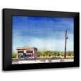 thumbnail image 1 of McCreery, Paul 24x20 Black Modern Framed Museum Art Print Titled - Urban Lines and Poles II, 1 of 5