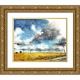 thumbnail image 1 of McCreery, Paul 32x26 Gold Ornate Wood Framed with Double Matting Museum Art Print Titled - September Sky Studies III, 1 of 4