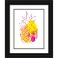thumbnail image 1 of McCully, Jennifer 12x14 Black Ornate Wood Framed with Double Matting Museum Art Print Titled - Abstract Pineapple, 1 of 4