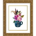 thumbnail image 1 of McCully, Jennifer 12x14 Gold Ornate Wood Framed with Double Matting Museum Art Print Titled - Good Ideas Great Coffee, 1 of 4