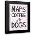 thumbnail image 1 of McCully, Jennifer 13x18 Black Modern Framed Museum Art Print Titled - Naps Coffee Dogs 3, 1 of 5