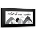 thumbnail image 1 of McCully, Jennifer 18x11 Black Modern Framed Museum Art Print Titled - Climb Every Mountain, 1 of 5