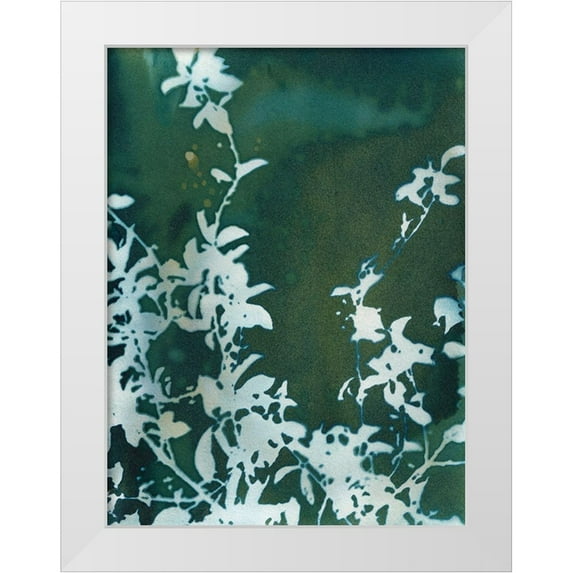 McCurdy, Krista 19x24 White Modern Wood Framed Museum Art Print Titled - Dark Garden
