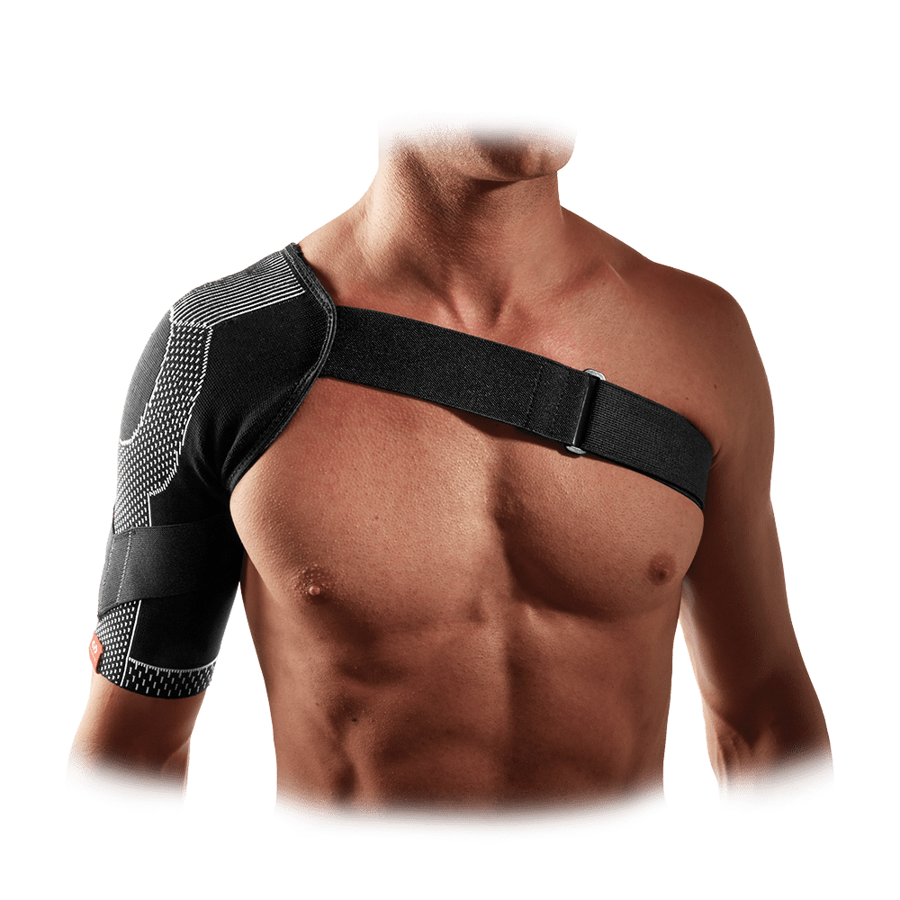 McDavid 5126 - Fascia Elastica Per Spalla A 4 Vie, Livello 2, Compressione E Supporto, Taglie S-M-L, Nylon/Spandex - 2