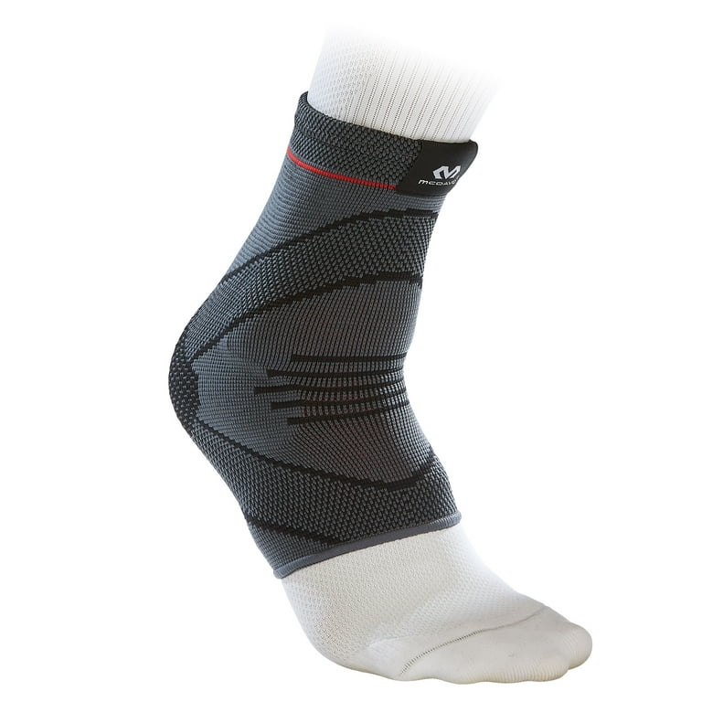 McDavid Ankle Compression Knit Sleeve W/ Gel Butresses, Large/Extra-Large 