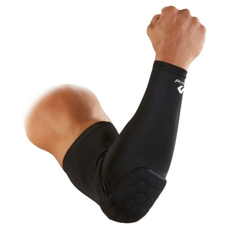 McDavid Arm HEX Tech Padded Spandex Shooter Sleeve Black, Large/Extra-Large