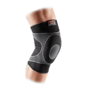 McDavid Gel Knee Brace Sleeve. Elastic Compression Sleeve for Pain, Recovery, Injury. Increases Blood Flow and Stability of the Patella. Left or Right Leg. Arthritis, Bursitis, Tendonitis