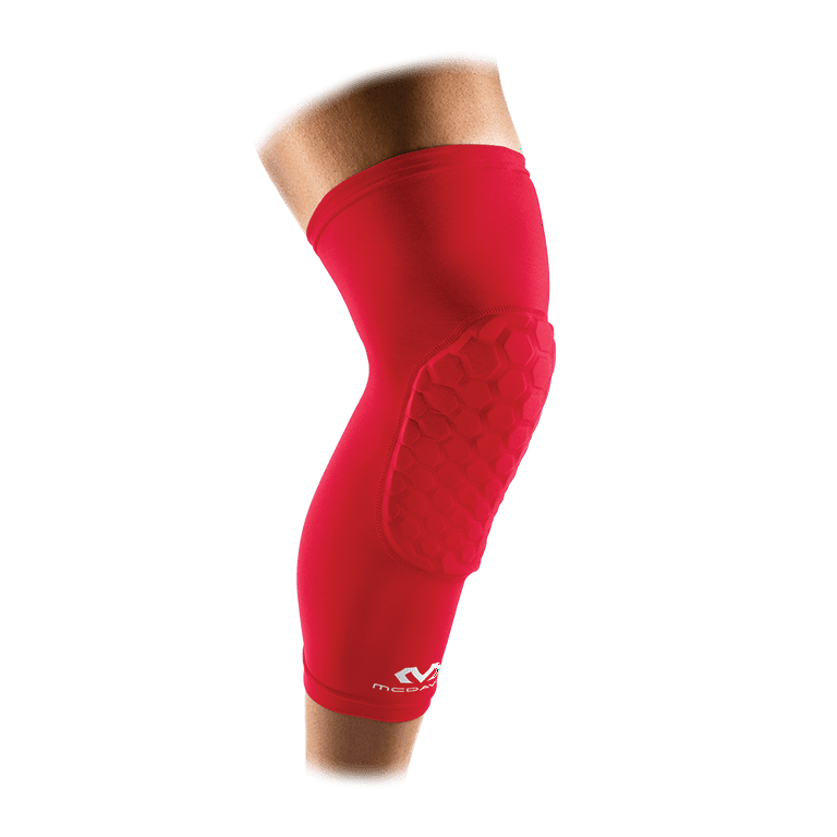 McDavid Hex Knee Pads Compression Leg Sleeve for Basketball, Volleyball,  Weightlifting, and More - Pair of Sleeves 