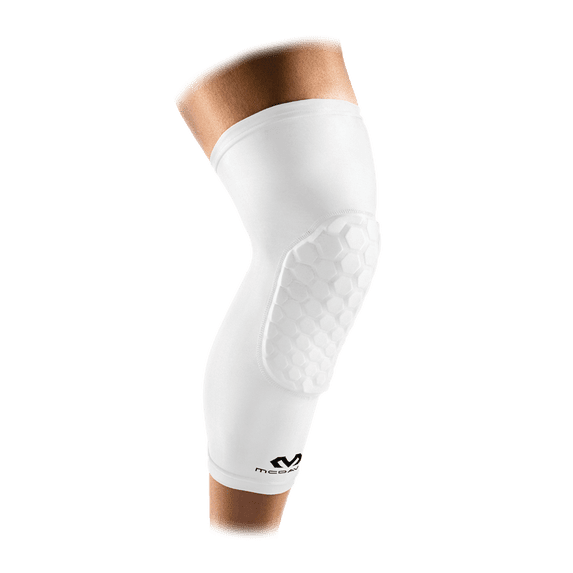 McDavid MD6446 Hex Leg Sleeves/Pair, Adult XL, WHITE
