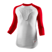 McDavid Hex Sternum 3/4 Shirt Wht/Sca Youth Large